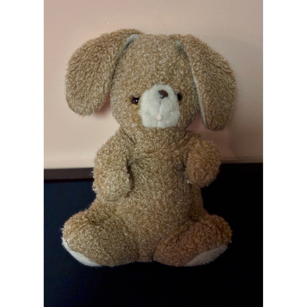Vintage Knickerbocker Animals of Distinction Plush Bunny Rabbit Tan 1960's Toy
